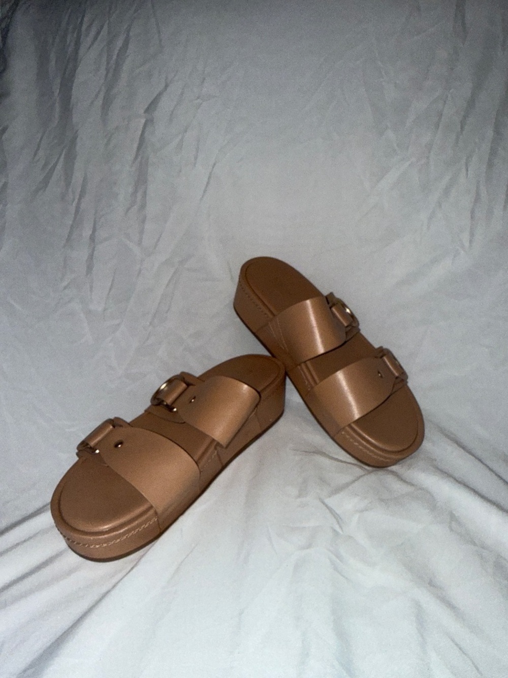 Tan Platform Sandal